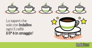 La nuova tessera di IndaBox dedicata al caffè