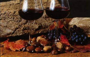 Abbinamenti di castagne e marroni col vino novello