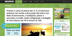 Groupon è un altro strumento utile per la pubblicità del tuo bar