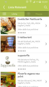 Una nuova app per vegani e vegetariani